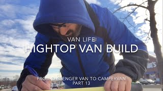 Van Life Insulating wheel wells  Hightop Van Build From Passenger Van To Campervan Part 13 [upl. by Vale]