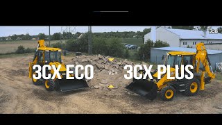 JCB 3CX Eco vs 3CX Plus [upl. by Hannon]