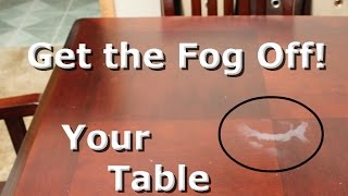 How to Remove a White Heat Stain from Wood Furniture [upl. by Anirahc]