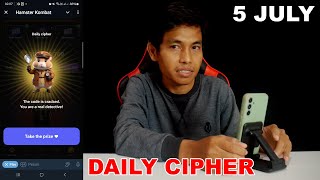 Hamster Kombat Daily Cipher Today 1M Coins 5 July 2024 [upl. by Nash]