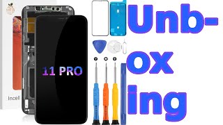 Iphone 11 Pro Display Reparaturset Unboxing [upl. by Llertak]