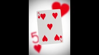 5 of hearts meaning english  5 of hearts cardology five of hearts cartomancy Signification 5h [upl. by Joellen377]