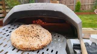 Best Naan Bread Recipe in Wood Fired Oven  Oonihq [upl. by Elehcir404]