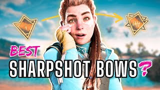 Top 5 BEST Sharpshot Bows Early Mid amp Late Game  Horizon Forbidden West [upl. by Westley641]