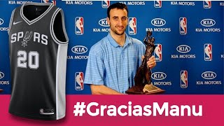 EL MEJOR  Manu Ginóbili elegido como mejor sexto hombre NBA 2008  GraciasManu [upl. by Petra]