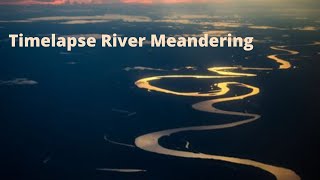 Timelapse of Meandering River [upl. by Neelyam401]