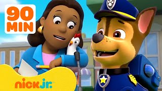 Paw Patrol  ¡Marshal de PAW Patrol rescata al alcalde Goodway  90 minutos  Nick Jr en Español [upl. by Thamora518]