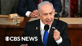 Israeli Prime Minister Benjamin Netanyahu addresses Congress  full coverage [upl. by Freeborn334]