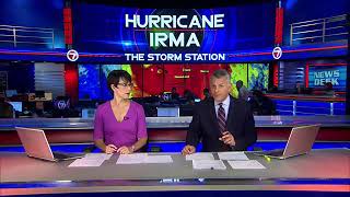 Hurricane Irma  WSVN  20170910  2 of 3 [upl. by Acinat225]