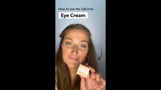 UpCircle Beauty  How To Use Our Caffeine  Maple Eye Cream [upl. by Damiano824]