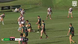 2019 Central Coast RL 1st Grade Round 2 Highlights  Wyong Roos vs Woy Woy Roosters [upl. by Schweiker]