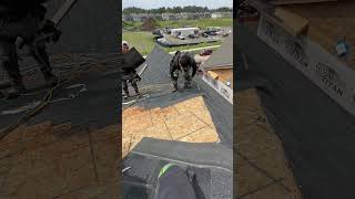 roof construction humor roofer usa roofing contruccion viralvideo skate roofinglife [upl. by Armond]