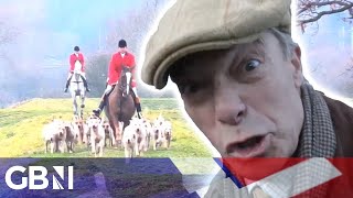 Boxing Day hunt is an ENGLISH TRADITION  Nigel Farage speaks to public [upl. by Chauncey]