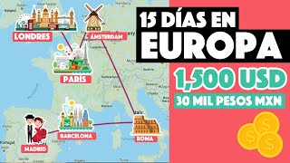 ¿Cuánto cuesta viajar a Europa [upl. by Jaco]