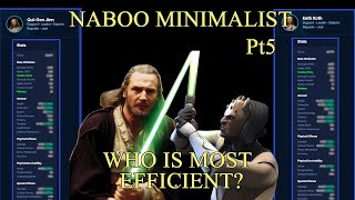 Naboo Raid Minimalist Pt 5  Eeth Koth Viability v QuiGon  Synergy or Facepalm [upl. by Geilich]