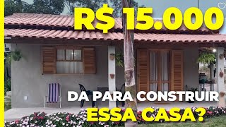 Como construir uma CASA ECONÔMICA [upl. by Lazare]