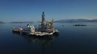 Video Pioneering Spirit Installing the Johan Sverdrup DP Topsides [upl. by Florence263]