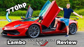 Lamborghini Aventador SVJ review  060mph 14mile amp brake test [upl. by Cordeelia440]