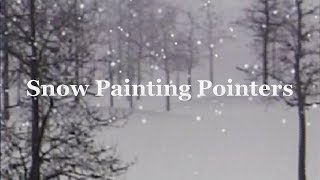 Quick Tip 145  Snow Painting Pointers [upl. by Lawry188]