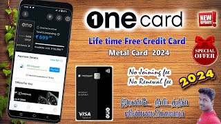 Onecard credit card apply  OneCard Credit Card 2024  details in Tamil 2024Tech and Technics [upl. by Torry]