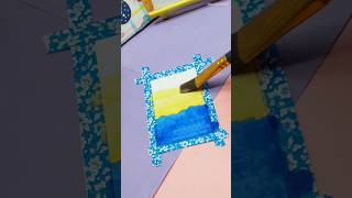 DIY Water Colour Painting Tutorial shorts painting [upl. by Enwahs607]