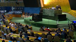 UN General Assembly calls for end to Israeli occupation within a year  AFP [upl. by Alyk]