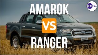 Volkswagen Amarok VS Ford Ranger Limited [upl. by Nomrej473]