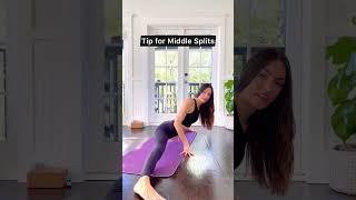 Want middle splits Do THIS ⬆️ splits yoga [upl. by Sybilla867]