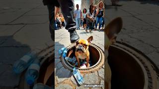 Saving the Dog A Heartwarming Rescue Story will make you Believe in Fate shorts rescue doglover [upl. by Yesllek]