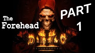 Diablo 2 Resurrected  Barbarian build  campaign  Part 1  gameplay and voice over [upl. by Eelyab]