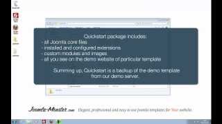 Joomla 3 Quickstart Installation Guide  OLD VIDEO [upl. by Ennasor]