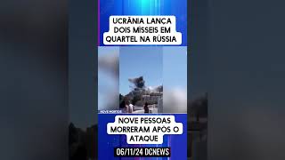 Dois mísseis da Ucrânia atingiram um quartel General da Rússia na Criméia guerra ucrania russia [upl. by Eirrehs]