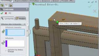 assembly assemblage contrainte pivot hinge mate solidworks BMTutorialmp4 [upl. by Ikik]