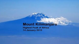 Aerial View of Mount Kilimanjaro [upl. by Apple]