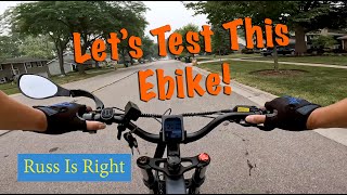 Another Test Ride Of A New Ebike Prior To Review [upl. by Nigle359]