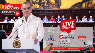 EN VIVO PRESIDENTE LUIS ABINADER HABLA AL PAÍS GOBIERNO LISTO PARA FLEXIBILIZAR SU REFORMA FISCAL [upl. by Adiari90]