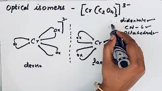 Optical isomerism in CrC2O43 3 Coordination compounds [upl. by Haroldson]