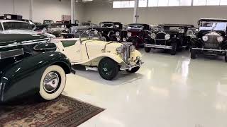 1953 MG TD 18L start up and drive [upl. by Ahsitahs]