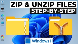 How to Zip and Unzip Files and Folders in Windows 11 2024 [upl. by Kincaid287]