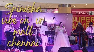 Srinisha vibe on VR mall chennai  Srinisha  sam vishal [upl. by Alemahs]