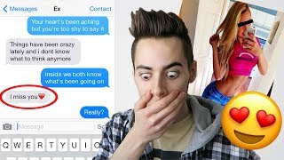 SONG LYRIC PRANK ON EX GIRLFRIEND GONE RIGHT [upl. by Nick]