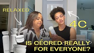 CÉCRED First Impression Review  4C amp Relaxed Hair [upl. by Edana]