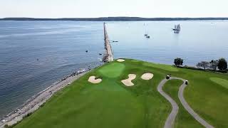 The front nine at The Samoset Resort the Pebble Beach of the East samoset pebblebeach golf [upl. by Wende]