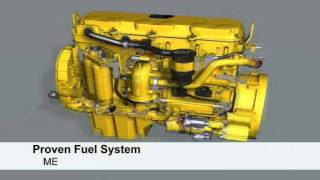 Cat C13 Acert Engine  Tier 4 Interim Stage IIIB Technology [upl. by Jenelle784]