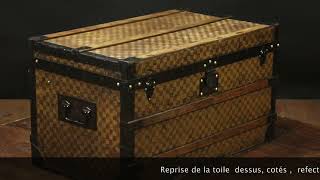 Malle Vuitton Damier jaune Mr W AVANT APRES [upl. by Merwyn]