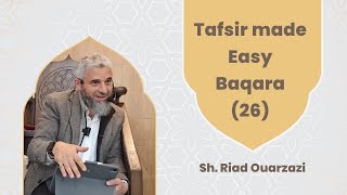 Tafsir made easy Baqara 26Sh Riad Ouarzazi Tafsir Tafseer Quran riad ouarzazi tafseerquran [upl. by Alket400]