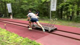 2022JAPAN Push Bobsleigh Championship Mens 1st Place [upl. by Akerahs]