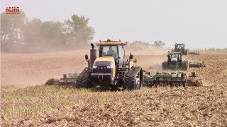 DISKING 1000 ACRES PER DAY  8 Tractors Totaling 4340 Horse Power [upl. by Avot]