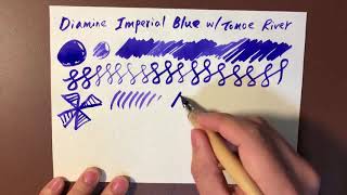 Diamine Imperial blue [upl. by Irah]