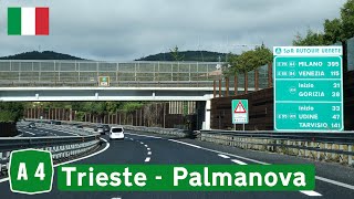 A4 from Trieste to Palmanova in Italy [upl. by Baker]